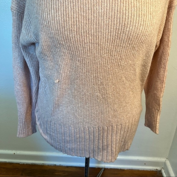 Chelsea28 Off Shoulder Sweater Pink Smoke - Picture 4 of 8